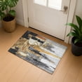 thumbnail image 1 of Addison Rugs Mayfield Premium Machine Washable Transitional Abstract Black Rectangle Rug, 1'8" x 2'6", 1 of 6