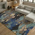 thumbnail image 1 of Addison Rugs Mayfield Premium Machine Washable Transitional Abstract Black Rectangle Rug, 3' x 5', 1 of 8