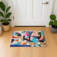 thumbnail image 1 of Addison Rugs Mayfield Premium Machine Washable Transitional Abstract Blue Rectangle Rug, 1'8" x 2'6", 1 of 6