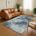 thumbnail image 1 of Addison Rugs Mayfield Premium Machine Washable Transitional Abstract Blue Rectangle Rug, 10' x 14', 1 of 6