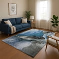 thumbnail image 1 of Addison Rugs Mayfield Premium Machine Washable Transitional Abstract Blue Rectangle Rug, 10' x 14', 1 of 7