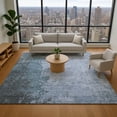 thumbnail image 1 of Addison Rugs Mayfield Premium Machine Washable Transitional Abstract Blue Rectangle Rug, 3' x 5', 1 of 7