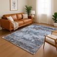 thumbnail image 1 of Addison Rugs Mayfield Premium Machine Washable Transitional Abstract Blue Rectangle Rug, 5' x 7'6", 1 of 6