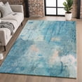 thumbnail image 1 of Addison Rugs Mayfield Premium Machine Washable Transitional Abstract Blue Rectangle Rug, 8' x 10', 1 of 6