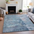 thumbnail image 1 of Addison Rugs Mayfield Premium Machine Washable Transitional Abstract Blue Rectangle Rug, 9' x 12', 1 of 6