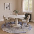 thumbnail image 1 of Addison Rugs Mayfield Premium Machine Washable Transitional Abstract Blue Round Rug, 8' x 8', 1 of 6