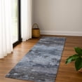 thumbnail image 1 of Addison Rugs Mayfield Premium Machine Washable Transitional Abstract Blue Runner Rug, 2'3" x 7'6", 1 of 6