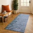 thumbnail image 1 of Addison Rugs Mayfield Premium Machine Washable Transitional Abstract Blue Runner Rug, 2'3" x 7'6", 1 of 6
