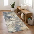 thumbnail image 1 of Addison Rugs Mayfield Premium Machine Washable Transitional Abstract Blue Runner Rug, 2'3" x 7'6", 1 of 6