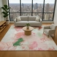 thumbnail image 1 of Addison Rugs Mayfield Premium Machine Washable Transitional Abstract Blush Rectangle Rug, 3' x 5', 1 of 7