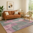 thumbnail image 1 of Addison Rugs Mayfield Premium Machine Washable Transitional Abstract Blush Rectangle Rug, 3' x 5', 1 of 7