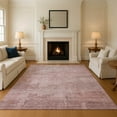 thumbnail image 1 of Addison Rugs Mayfield Premium Machine Washable Transitional Abstract Blush Rectangle Rug, 5' x 7'6", 1 of 7