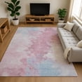 thumbnail image 1 of Addison Rugs Mayfield Premium Machine Washable Transitional Abstract Blush Rectangle Rug, 8' x 10', 1 of 7