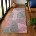 thumbnail image 1 of Addison Rugs Mayfield Premium Machine Washable Transitional Abstract Blush Runner Rug, 2'3" x 7'6", 1 of 6