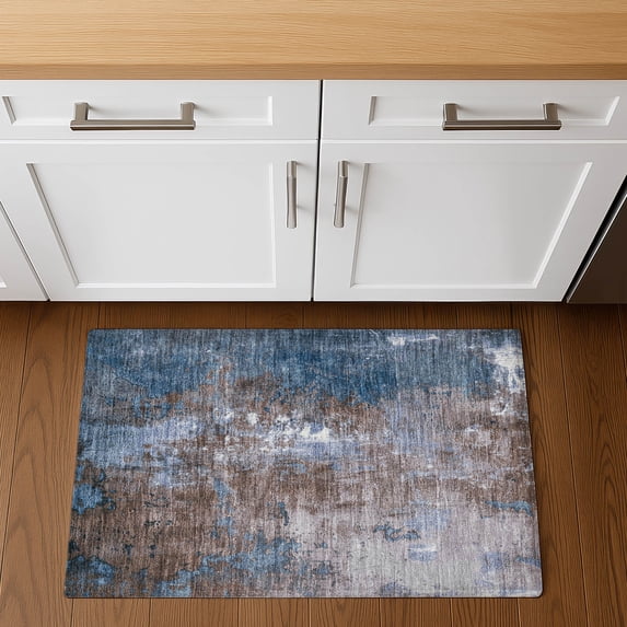 Addison Rugs Mayfield Premium Machine Washable Transitional Abstract Brown Rectangle Rug, 1'8" x 2'6"