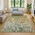 thumbnail image 1 of Addison Rugs Mayfield Premium Machine Washable Transitional Abstract Brown Rectangle Rug, 3' x 5', 1 of 6