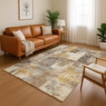 thumbnail image 1 of Addison Rugs Mayfield Premium Machine Washable Transitional Abstract Brown Rectangle Rug, 8' x 10', 1 of 6