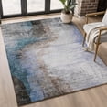 thumbnail image 1 of Addison Rugs Mayfield Premium Machine Washable Transitional Abstract Brown Rectangle Rug, 9' x 12', 1 of 6
