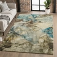 thumbnail image 1 of Addison Rugs Mayfield Premium Machine Washable Transitional Abstract Brown Rectangle Rug, 9' x 12', 1 of 6