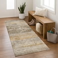 thumbnail image 1 of Addison Rugs Mayfield Premium Machine Washable Transitional Abstract Brown Runner Rug, 2'3" x 7'6", 1 of 6