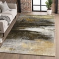 thumbnail image 1 of Addison Rugs Mayfield Premium Machine Washable Transitional Abstract Chocolate Rectangle Rug, 5' x 7'6", 1 of 6