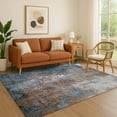 thumbnail image 1 of Addison Rugs Mayfield Premium Machine Washable Transitional Abstract Coffee Rectangle Rug, 8' x 10', 1 of 7