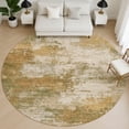 thumbnail image 1 of Addison Rugs Mayfield Premium Machine Washable Transitional Abstract Copper Round Rug, 8' x 8', 1 of 6