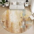 thumbnail image 1 of Addison Rugs Mayfield Premium Machine Washable Transitional Abstract Copper Round Rug, 8' x 8', 1 of 6