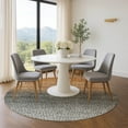 thumbnail image 1 of Addison Rugs Mayfield Premium Machine Washable Transitional Abstract Copper Round Rug, 8' x 8', 1 of 6