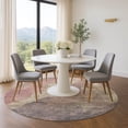 thumbnail image 1 of Addison Rugs Mayfield Premium Machine Washable Transitional Abstract Copper Round Rug, 8' x 8', 1 of 6