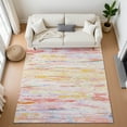 thumbnail image 1 of Addison Rugs Mayfield Premium Machine Washable Transitional Abstract Coral Rectangle Rug, 3' x 5', 1 of 7