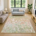 thumbnail image 1 of Addison Rugs Mayfield Premium Machine Washable Transitional Abstract Coral Rectangle Rug, 3' x 5', 1 of 6