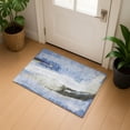thumbnail image 1 of Addison Rugs Mayfield Premium Machine Washable Transitional Abstract Denim Rectangle Rug, 1'8" x 2'6", 1 of 6