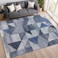 thumbnail image 1 of Addison Rugs Mayfield Premium Machine Washable Transitional Abstract Denim Rectangle Rug, 3' x 5', 1 of 6