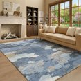thumbnail image 1 of Addison Rugs Mayfield Premium Machine Washable Transitional Abstract Denim Rectangle Rug, 3' x 5', 1 of 8