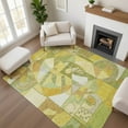 thumbnail image 1 of Addison Rugs Mayfield Premium Machine Washable Transitional Abstract Fern Rectangle Rug, 9' x 12', 1 of 7