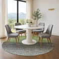 thumbnail image 1 of Addison Rugs Mayfield Premium Machine Washable Transitional Abstract Fern Round Rug, 8' x 8', 1 of 6