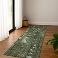 thumbnail image 1 of Addison Rugs Mayfield Premium Machine Washable Transitional Abstract Fern Runner Rug, 2'3" x 7'6", 1 of 6