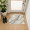 thumbnail image 1 of Addison Rugs Mayfield Premium Machine Washable Transitional Abstract Gold Rectangle Rug, 1'8" x 2'6", 1 of 6