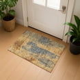 thumbnail image 1 of Addison Rugs Mayfield Premium Machine Washable Transitional Abstract Gold Rectangle Rug, 1'8" x 2'6", 1 of 6