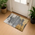 thumbnail image 1 of Addison Rugs Mayfield Premium Machine Washable Transitional Abstract Gold Rectangle Rug, 1'8" x 2'6", 1 of 6