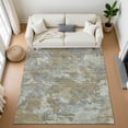 thumbnail image 1 of Addison Rugs Mayfield Premium Machine Washable Transitional Abstract Gold Rectangle Rug, 10' x 14', 1 of 7