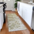thumbnail image 1 of Addison Rugs Mayfield Premium Machine Washable Transitional Abstract Gold Runner Rug, 2'3" x 7'6", 1 of 6