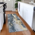 thumbnail image 1 of Addison Rugs Mayfield Premium Machine Washable Transitional Abstract Graphite Runner Rug, 2'3" x 7'6", 1 of 6