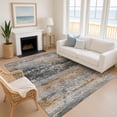 thumbnail image 1 of Addison Rugs Mayfield Premium Machine Washable Transitional Abstract Gray Rectangle Rug, 10' x 14', 1 of 6