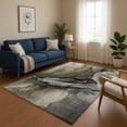 thumbnail image 1 of Addison Rugs Mayfield Premium Machine Washable Transitional Abstract Gray Rectangle Rug, 3' x 5', 1 of 7