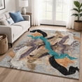 thumbnail image 1 of Addison Rugs Mayfield Premium Machine Washable Transitional Abstract Gray Rectangle Rug, 5' x 7'6", 1 of 6
