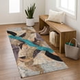 thumbnail image 1 of Addison Rugs Mayfield Premium Machine Washable Transitional Abstract Gray Runner Rug, 2'3" x 7'6", 1 of 6
