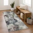 thumbnail image 1 of Addison Rugs Mayfield Premium Machine Washable Transitional Abstract Gray Runner Rug, 2'3" x 7'6", 1 of 6