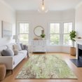 thumbnail image 1 of Addison Rugs Mayfield Premium Machine Washable Transitional Abstract Green Rectangle Rug, 3' x 5', 1 of 6